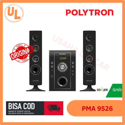 Speaker Aktif Polytron Pma 9526 [connect Bluetooth Aux Usb Fm Radio