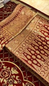 SONGKET PENGANTIN LEPUS HALUS ALAM MOTIF EXCLUSIVE BENANG EMAS CRISTAL