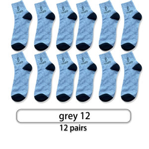 #XGMY# mens sports socks cotton thick mid top socks Korean color blocking summer gray contrast womens seasonal breathable short socks black,Suitable for all seasons