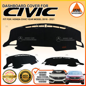 Dashboard Cover for Honda Civic 2006 Onwards Dashboard Cover High Quality Dashmat Dash Mat Sun Shade Non Slip Car Accessories Accessory YY Dash Board Anti Slip HH