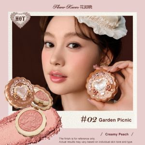Flower Knows Sweetie Bear Silk Satin Blush Soft Matte Long Lasting Natural Glow Waterproof Buildable Cheek Powder Vegan Makeup2026