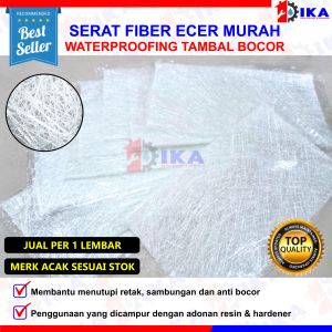 Serat Fiber / Serat Aquaproof murah Fiberglass Matt / Fiber Glass Mat 1 Lembar