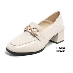 Sepatu Heels Platform Mules Fashion Korea H5091