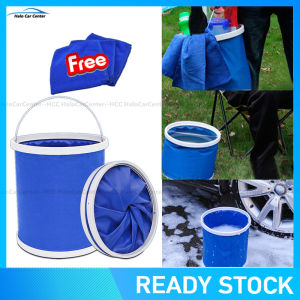 Thickening Portable Folding Bucket Camping Fishing Bucket Car Storage Container Car Wash Mop Bucket Cleaning Tools