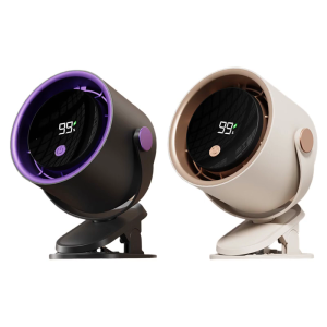 Digital Display Desktop Remote Control Fan 360 Degree Rotation Adjustable Clip on Fan Office Fast Speed Powerful Fan