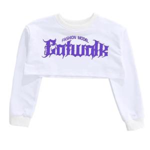 Hip Hop Girls Fashion K-pop Crop Top Purple Cargo Pants Children Street Dance Outfits Kids Streetwear Group Jazz Clothes Sets2026