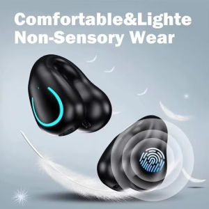 Beiziye AI Intelligent Translatio Wireless Bluetooth Earphones Ear-clip LED Power Display Headset Sport Earbuds for Phone HD Sound Game Headphones