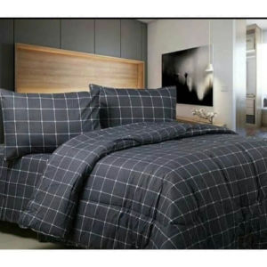 kotak hitam sprei aesthetic set sarbal dan sargul ukuran 90x200/120x200/160x200/180x200 tinggi 20 promo murah bahan katun cina pigmen