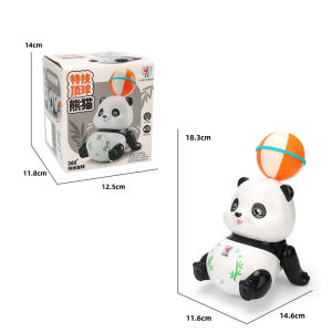 SKISOPGO Electric Panda Crawling Guide Toys music and lights rotate 360 degrees Montessori Early Educational Toys
