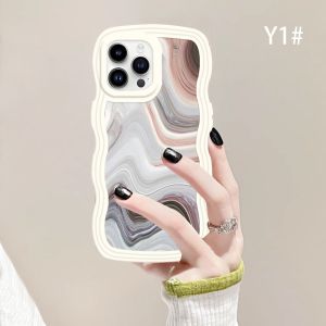 (Lokal Ready) Xinyu Casing hp Vivo Y17S Y36 Y27 Y16 Y15s Y15A Y12S Y12A Y02 Y02T Y01 Y02S Y22 Y22s Y35 Y21A Y21S Y33S Y12 Y12i V25e V27e Y15 Y17 Y11 Y20S Y91C Y19 Y30 Y53s S1 Popular Corak Strip Tekstur Marble yang indah Pinggir Gelombang Soft Cover