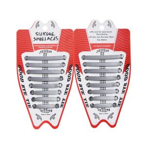 16PCS/ 1set  Silicone Shoelaces For Sneakers Elastic Shoe Laces Easy To Put On And Take Off The Lazy Shoelace Artifact Rubber Lace