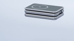 3-in-1 folding magnetWireless charger Aluminum alloy body Folding and portability Magnetic fast charge Suitable for iPhone Samsung watches headphones Android etc