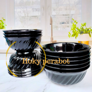 6 PCS MANGKUK MELAMIN ULIR TEBAL MANGKUK BAKSO DINER SNI FREE KERDUS DAN BUBLE WRAP