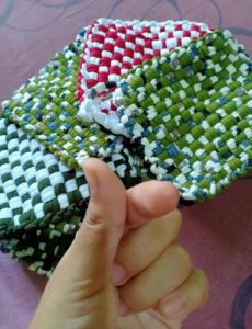 Ceumpal Lap Anti Panas /Lap Tahan Panas/Kain Cempal Anyam