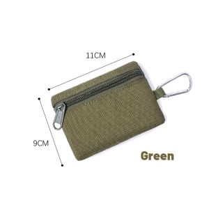 Dompet Pinggang Gantung Tas ID Card Holder Kecil Multifungsi Dompet Card Holder Wallet Pria Wanita