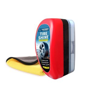Tire Shine Kit Long-Lasting Gloss and UV Protection Waterproof Tire Coating for Car Truck Motorcycle SUV - Strengthened Shine Technology-120ml/4oz