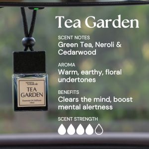 Car Air Freshener Aroma | 100% Natural Essential Oils | Perfume Hanging Diffuser | Verterra | Christmas Gifts