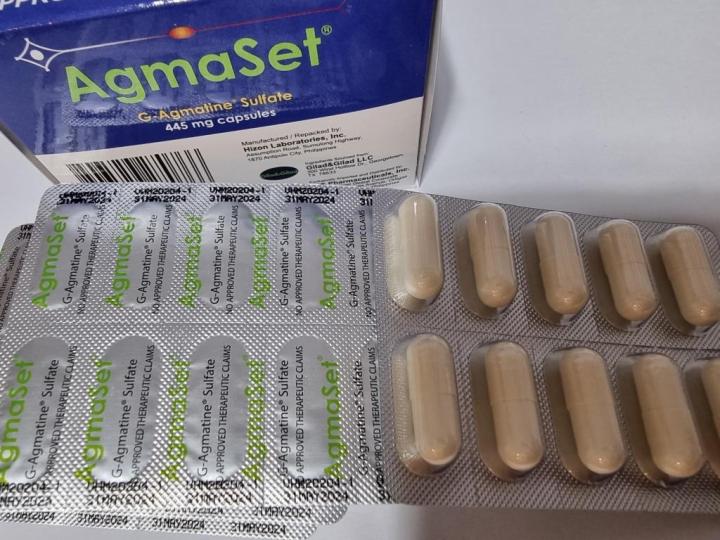 Agmaset (G-Agmatine Sulfate) 445mg 40/80/120 Capsules | Lazada PH