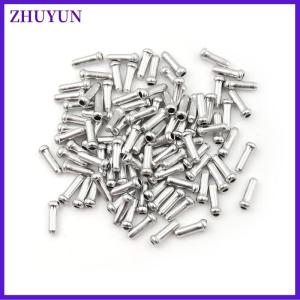 ZHUYUN 100pcs Aluminum Bicycle Brake Shifter Inner Cable Tip Wire End Caps Crimp
