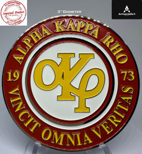 AKRO Alpha Kappa Rho Emblem Imported