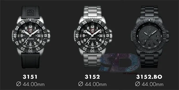 Seal Steel Colormark Luminox 3152 Stainless Luminox Navy Seal