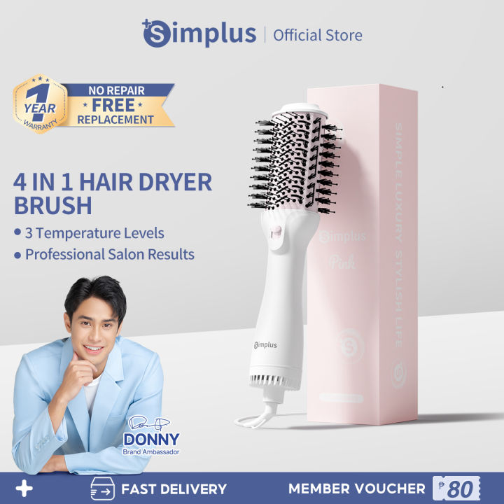 Simplus Hot Air Brush Hair Brush Blower Hair DryerHair