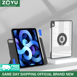 ZOYU vỏ iPad Ốp iPad Lai Rebound Ốp Chống Cong Acrylic Có Thể Tháo Rời Từ Tính 360 Cho iPad Air 5 2022 iPad Air 4 2020 iPad 2021 Pro 11 iPad 7th 8th 9th Gen iPad Mini 6 Vỏ Từ Tính Có Thể Tháo Rời Thông Minh Và Vỏ Bảo Vệ Hoàn Toàn Apple Pencil 2 Mới