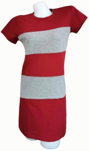 PALETTES Dress for Women Ladies Trendy Crewneck Classic T-shirt Dress #3001