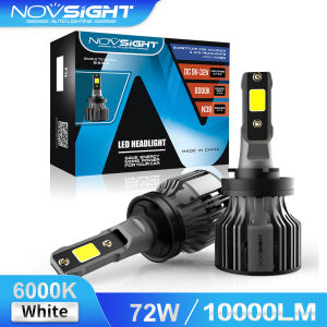 Novsight N39 H11 H9 H8 LED Car Headlight Bulb 72W 10000LM 6000K White LED Light For Car High Beam Low Beam Fog Light 2pcs 2 Years Warranty Free Shipping