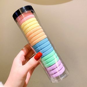 Set HỘP Chun Buộc Tóc Nhiều Màu Chất Thun Co Giãn Phong Cách Hàn Quốc QiQiShop