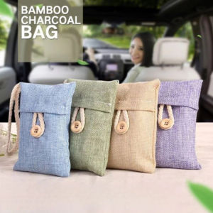 5PCS 100g Nonwoven Fabric Deodorant Bag Odor Remover Air Purifying Bag Activated Bamboo Charcoal Bag Activated Carbon Bag Deodorization Air Purification Bag