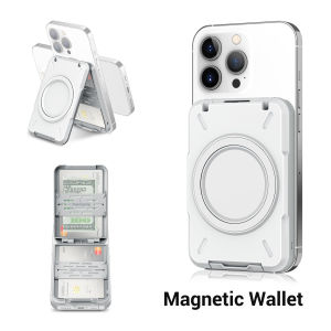 Profezzion Magsafe Wallet Card Case Holder Snap-On Smartphone Wallets for Samsung Huawei Oppo Vivo Xiaomi & iPhone 16 15 14 13 12 Series