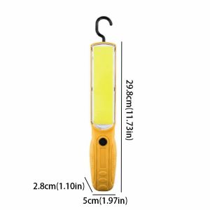LOUISIS Strong LED LED COB Torch With USB Rechargeable Handheld Floodlight Flood Light With Hook Portable Lantern Auto Repairing