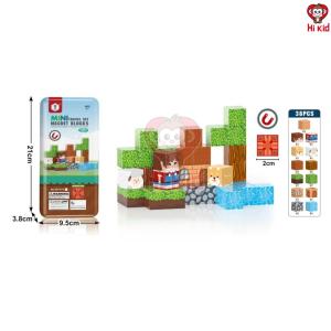 [SG Seller]Crystal Magnetic Building Blocks for Kids Animal Figure Magnetic Tiles STEM Educational Toy for 3+ Years
