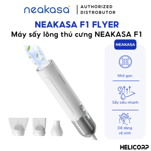 Máy sấy lông cho chó mèo NEAKASA F1 Flyer công suất 1200w Độ ồn thấp