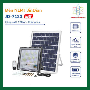 Đèn Pha Led Năng Lượng Mặt Trời JINDIAN 120W JD-7120