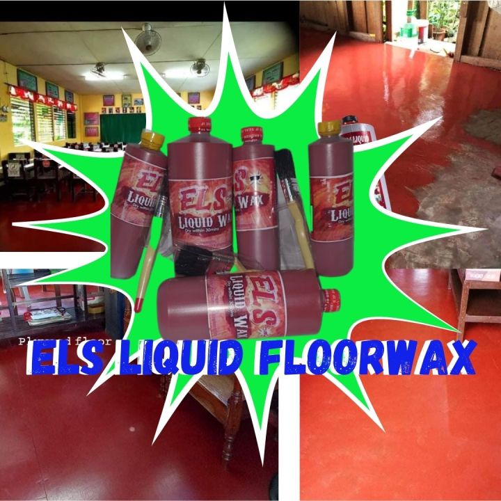 ELS LIQUID FLOOR WAX 500ml Shine liquid Floor Wax Shine 500ml super shine wax for all type of