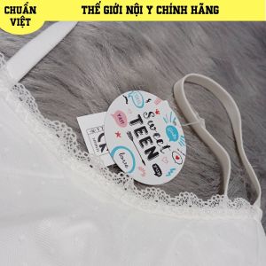 [CHÍNH HÃNG] Áo Lót Nữ Sinh Cotton Viền Ren iBasic - BRAT005