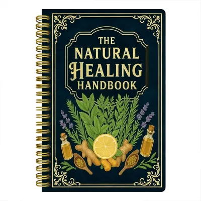 The Natural Handbook Bound For Herbal Remedies And Natural Recipes By Ancient & Blank Note Paper