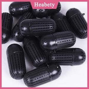 Heabety 10pcs mồi bóng cá mồi bóng bóng nhựa Giun Đất hộp Tôm lồng Bóng lưới đánh cá Hộp Mồi Câu Cá