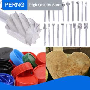 [PERNG] Tehe 20pcs Tungsten Carbide Rotary Point Burr Die Grinder Shank Set 3x40mm