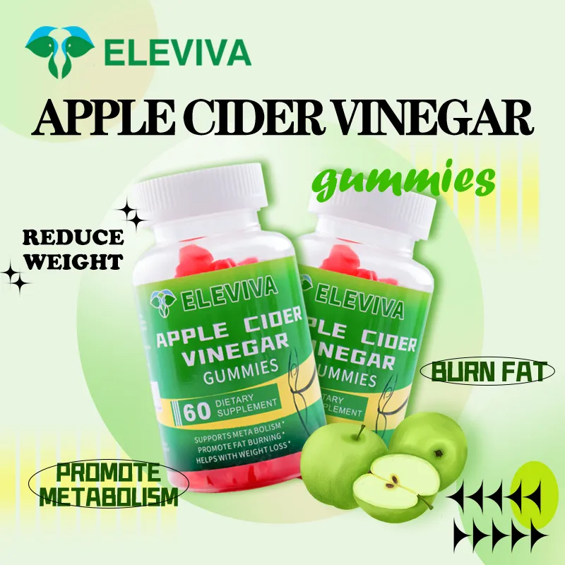 ELEVIVA Natural Slimming Apple Cider Gummies Weight Loss