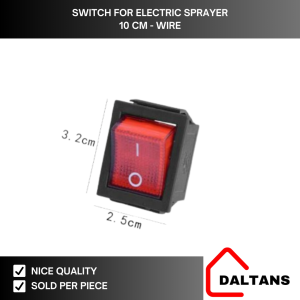 SWITCH FOR ELECTRIC SPRAYER/2 1N 1 12V