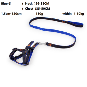 Adjustable Denim Dog leash for big dogs Pet Leash Dog Harness Leash for Small Dogs Belt Traction