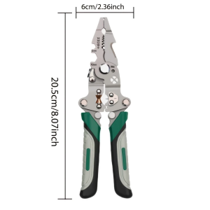 16 in 1 Foldable Wire Stripper Multifunctional Electrician Wiremulti-function electrician wire splitter wire winding pliers crimping pliers hand toolCutting Pliers For Electrical Cable Maintenance And Repair