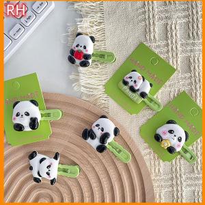 🔥🔥🔥ranghe กิ๊บติดผมรูปหมีแพนด้าน่ารักกิ๊บหนีบผมกิ๊บหนีบผมรูปสัตว์การ์ตูนสัตว์สำหรับผู้หญิงนักเรียนเด็กผู้หญิงกิ๊บติดผมอเนกประสงค์คลิปหนีบผมด้านข้างเครื่องประดับผม