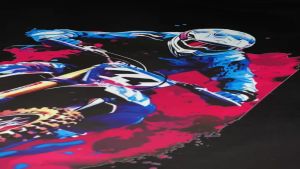Premium distro neon color cotton combed 24s motocross T-shirt .C
