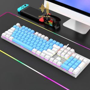 Bàn phím cơ XUNFOX K50 - Bàn phím gaming 104 phím cơ học kết hợp đèn LED cực đẹp độ bền đến hơn 10 triệu lần nhấp