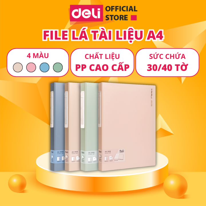 File Tài Liệu Đa Năng A4 Deli - Bìa Đựng Tài Liệu Nhiều Ngăn, Dung ...