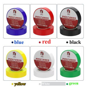 17mm*10M Vinyl Insulation Tape Pvc Electrical Tape Flame Retardant High Quality 1PC Indoor Outdoor Home Improvement Tape